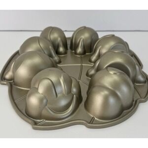 Nordic Ware Caterpillar‎ Cakelet Cake Pan Mold Non Stick Cast Aluminum